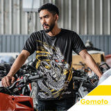 INX Spirit of Dragon Round Neck Graphics Tee