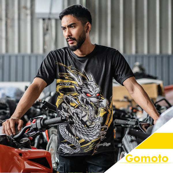 INX Spirit of Dragon Round Neck Graphics Tee