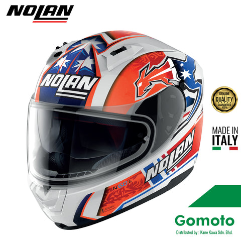 NOLAN N60-6 Casey Stoner Metal White Helmet (50)