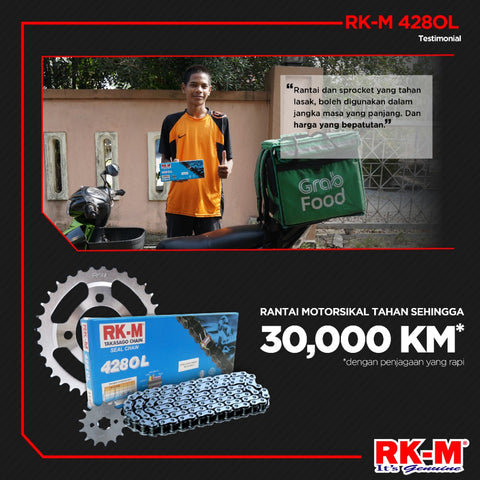 Honda EX5 RK-M HEAVY DUTY CHAIN KIT SET