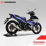 YOSHIMURA 180A-367-5U80B GP-MAGNUM TITANIUM COVER FULL SYSTEM EXHAUST FOR YAMAHA Y15/EXCITER 150