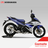 YOSHIMURA 180A-367-5U80B GP-MAGNUM TITANIUM COVER FULL SYSTEM EXHAUST FOR YAMAHA Y15/EXCITER 150
