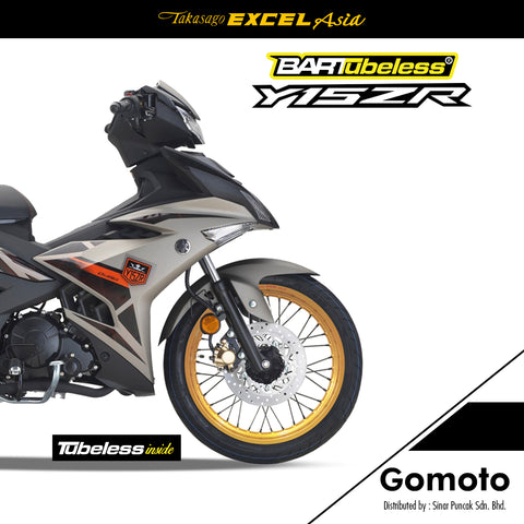 BARTubeless Yamaha Y15zr/Y16zr V2 Takasago Excel Asia ( FR1.60x17 / RR1.60x17 )