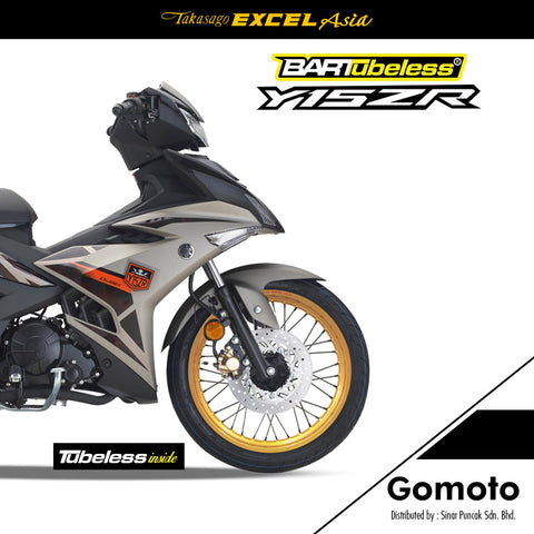 BARTubeless Yamaha Y15zr/Y16zr V2 Takasago Excel Asia ( FR1.60x17 / RR1.85x17 )