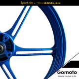 Takasago EXCEL Asia Yamaha Y125Z CSA2-EX Sport rim - Mica Blue  ( 1.60 / 1.85  x 17" ) Pre Production Release