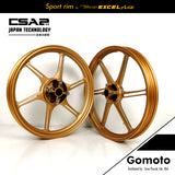 Takasago EXCEL Asia Yamaha Y125Z CSA2-EX Sport rim ( 1.60 / 1.60  x 17" )