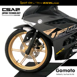 Takasago EXCEL Asia Yamaha Y125Z CSA2-EX Sport rim ( 1.60 / 1.60  x 17" )