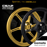 Takasago EXCEL Asia Yamaha Y125Z CSA2-EX Sport rim ( 1.60 / 1.60  x 17" )