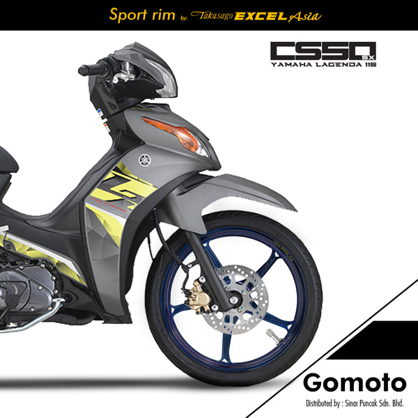 Takasago EXCEL Asia Yamaha Lagenda CS50-SX Sport rim Phantom Purple ( 1.60 / 1.60 x 17" )