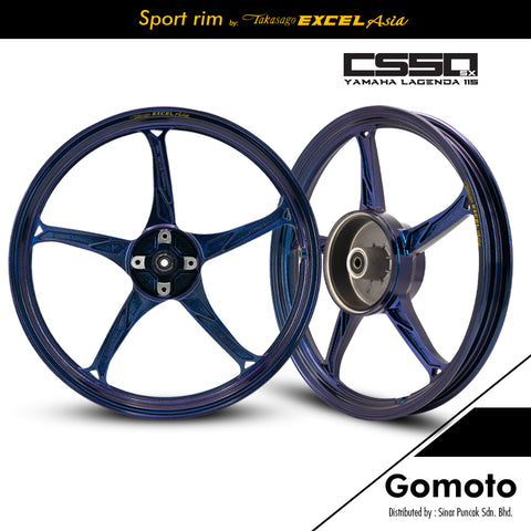 Takasago EXCEL Asia Yamaha Lagenda CS50-SX Sport rim Phantom Purple ( 1.60 / 1.60 x 17" )