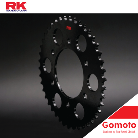 RK Takasago Chain 415 Yamaha Y15/Y16/FZ150 TAMASHII All Black Sprocket