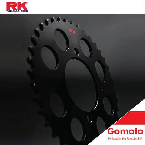 RK Takasago Chain 415 Yamaha Y100/RXZ/Y135LC/125Z TAMASHII All Black Sprocket