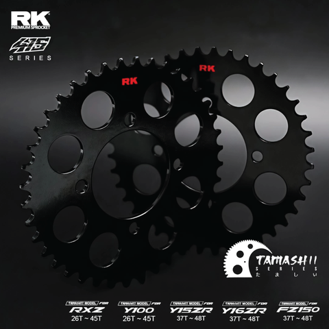 RK Takasago Chain 415 Honda RS150R TAMASHII All Black Sprocket