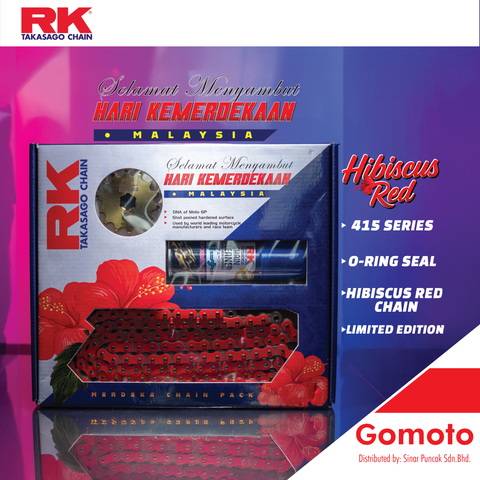 RK 415KLO - Hibiscus Red Chain (Merdeka Limited Edition)