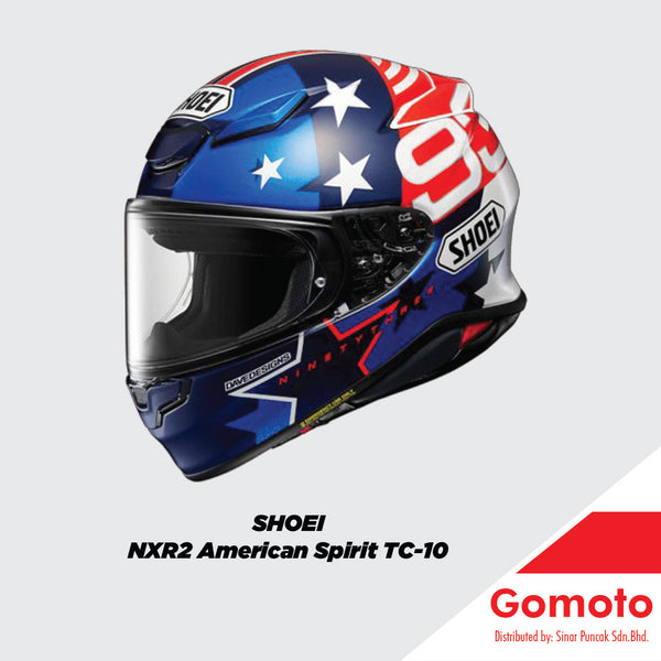 SHOEI NXR2 AMERICAN SPIRIT TC-10