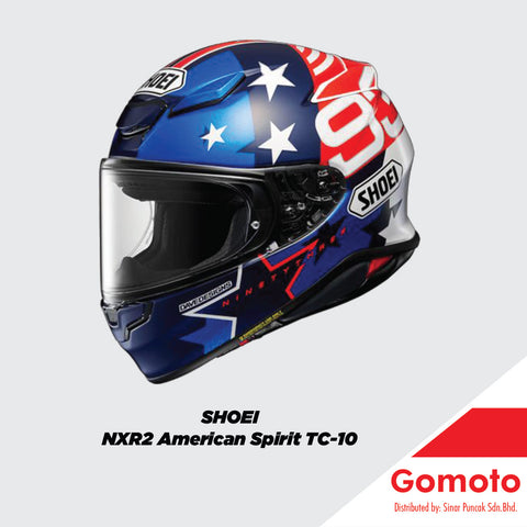 SHOEI NXR2 AMERICAN SPIRIT TC-10