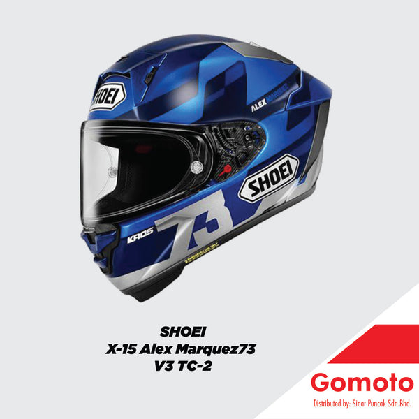SHOEI HELMET X-15 ALEX MARQUEZ73 V3 TC-2