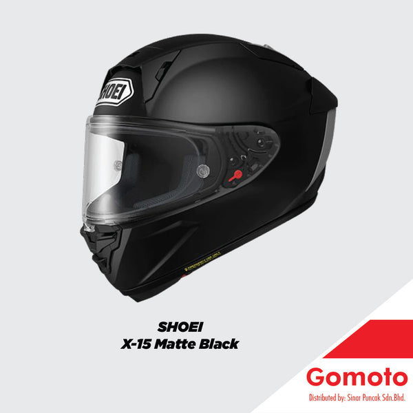SHOEI HELMET X-15 MATTE BLACK
