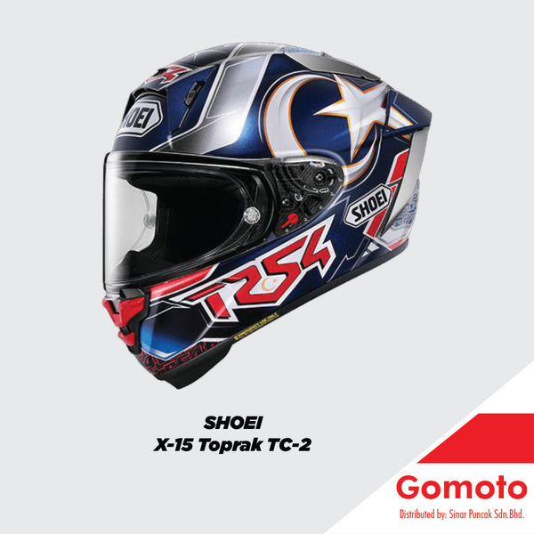 SHOEI HELMET X-15 TOPRAK TC-2