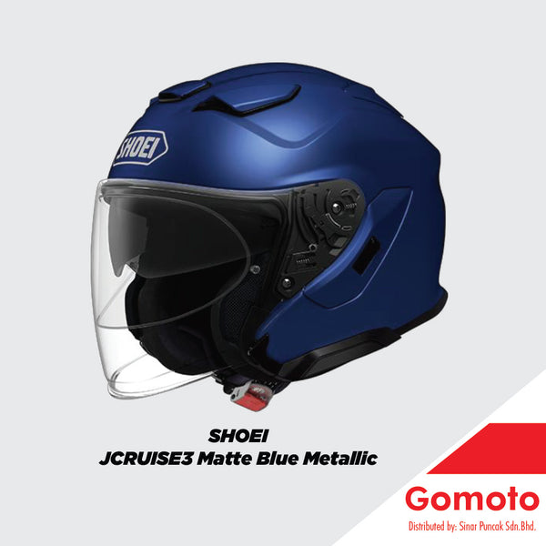 SHOEI JCRUISE 3 MATTE BLUE METALLIC