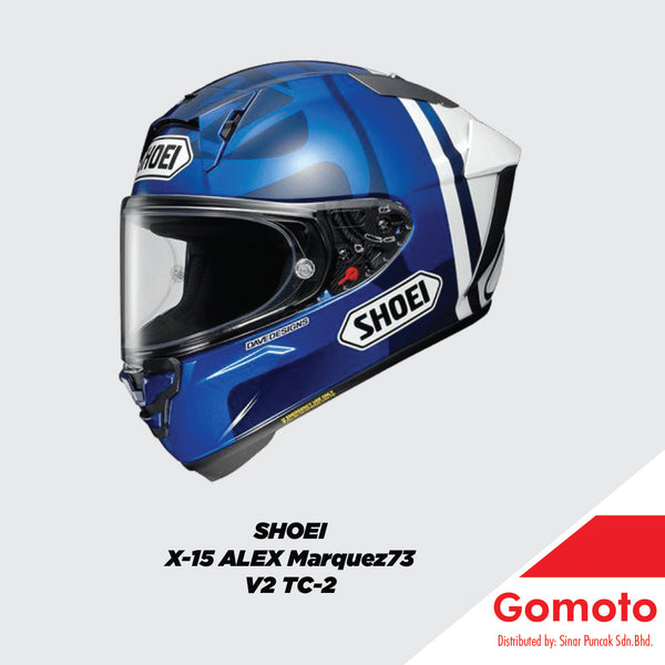 SHOEI HELMET X-15 ALEX MARQUEZ 73V2 TC-2