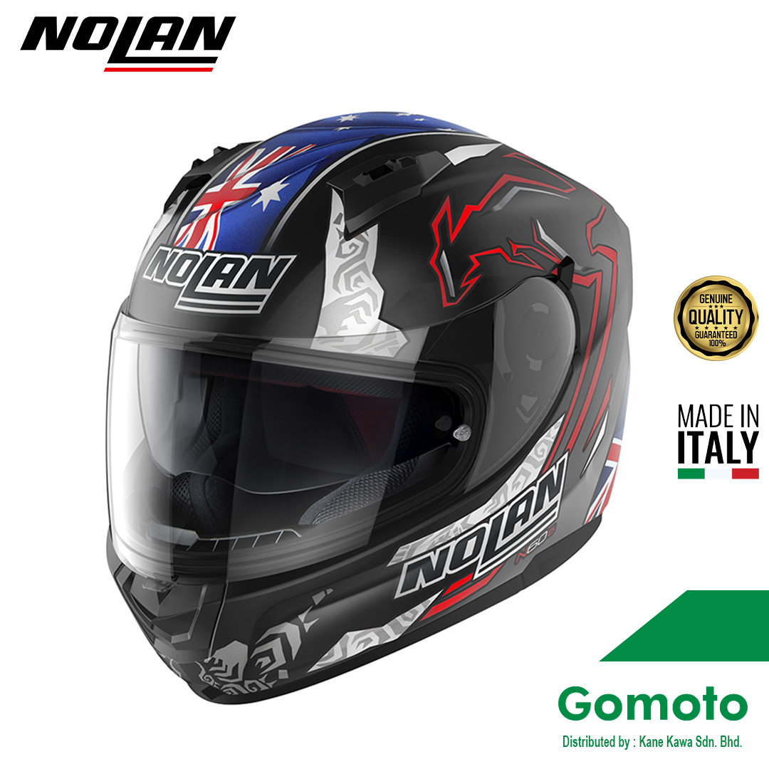 Helmet Casco Stoner Nolan NOLAN N60-6 Gemini Replica Stoner 10th