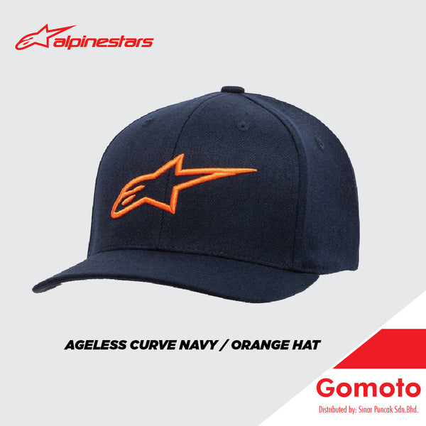 ALPINESTARS AGELESS Curve Navy/Orange Hat