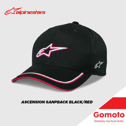 ALPINESTARS ASCENSION Snapback Black/Red Navy/Gold