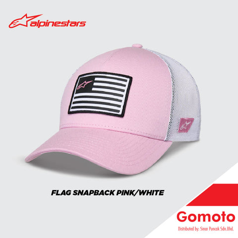 ALPINESTARS FLAG Snapback Pink/White