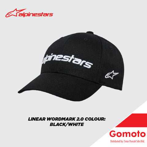 ALPINESTARS LINEAR Wordmark 2.0 Black/White