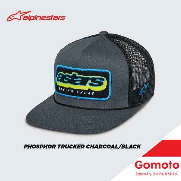 ALPINESTARS PHOSPHOR Trucker Charcoal/Black