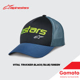 ALPINESTARS VITAL Trucker Black/Blue/Green