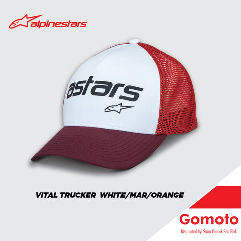 ALPINESTARS VITAL Trucker White/Mar/Orange