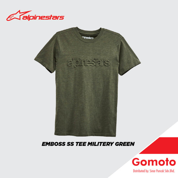 ALPINESTAR Emboss Ss Tee Military Green