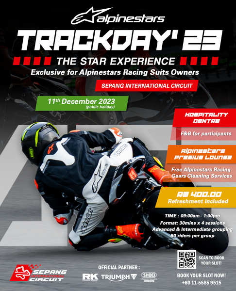 Alpinestars Malaysia Track Day 23 Ticket