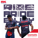 RK "Ride Pride Enjoy" Round Neck Graphics Tee