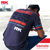 RK "Ride Pride Enjoy" Round Neck Graphics Tee