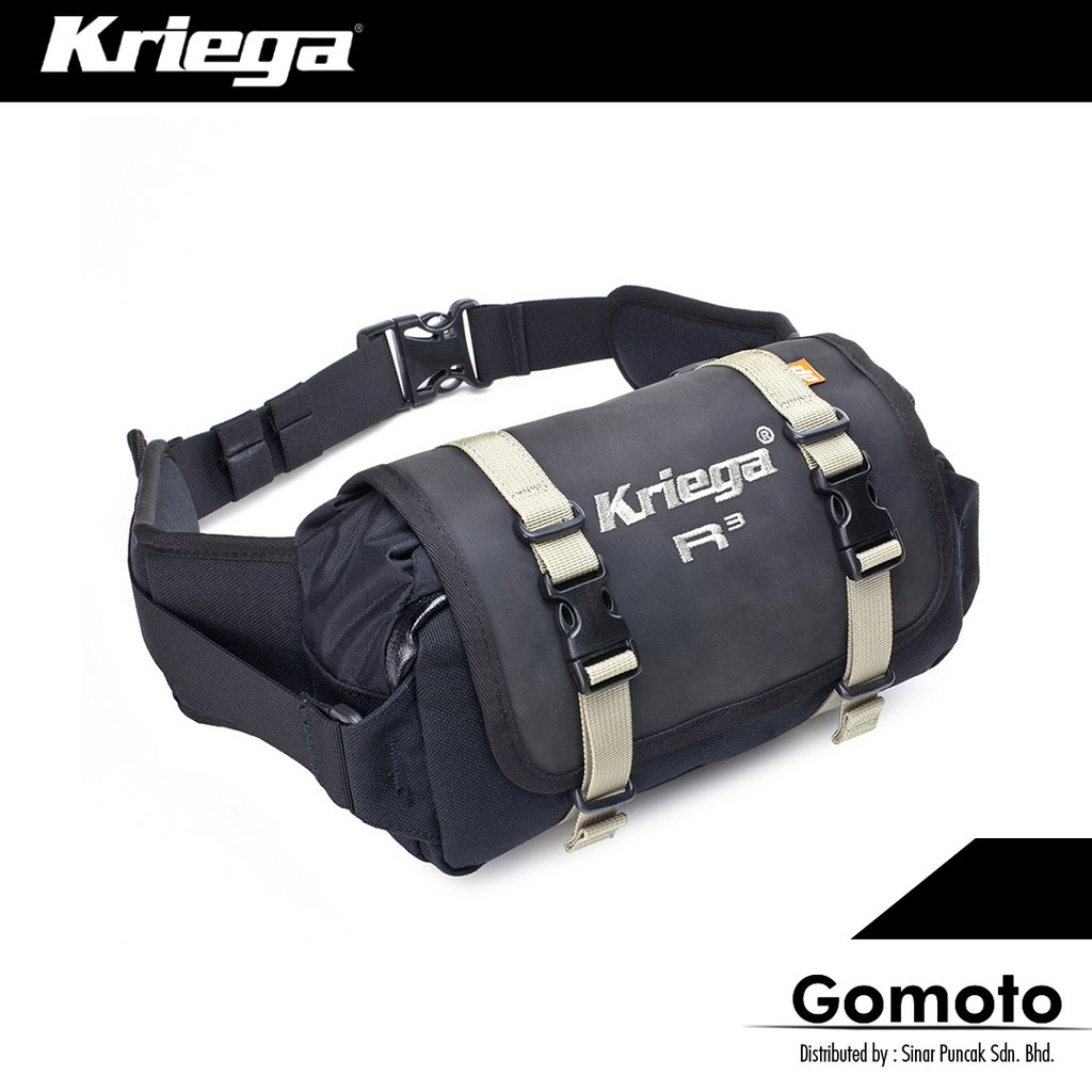 KRIEGA R3 WAIST PACK – GOMOTO