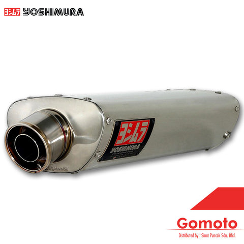 YOSHIMURA 1A0-470-5450 GP-FORCE STAINLESS COVER SLIP-ON EXHAUST FOR HONDA CBR600RR (09-10)