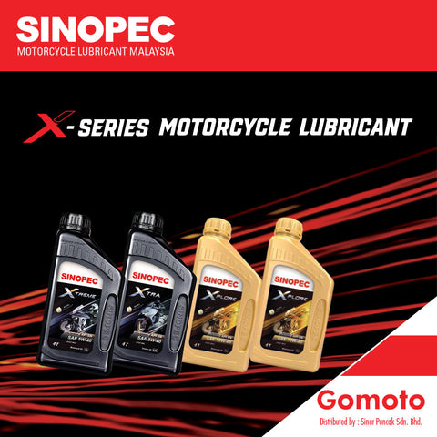 Sinopec lubricant Xtreme 5W-40 4T ( SN/MA2 ) Fully Synthetic